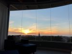 Beautiful sunsets from the living area